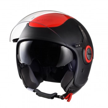 Casco Vespa VJ Fluo rojo Talla M