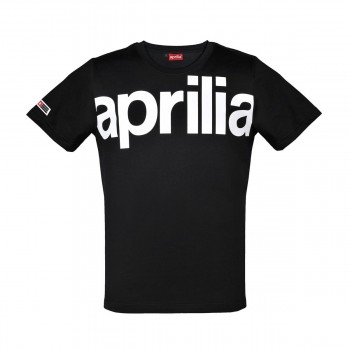 Camiseta Aprilia negra Talla XL