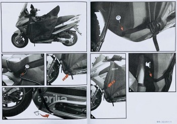 Manta cubrepiernas termica Aprilia SXR50