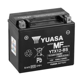 Batería Yuasa YTX12-BS Combipack (con electrolito)