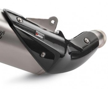 Proteccion termica en carbono silencioso Akrapovic KTM 790 Duke