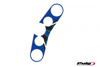 Adhesivo protector tija superior horquilla Suzuki GSR750 2011-2016 azul