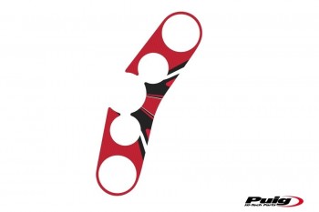 Adhesivo protector tija superior horquilla Suzuki GSR750 2011-2016 rojo