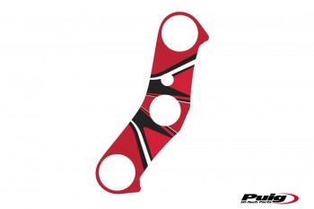 Adhesivo protector tija superior horquilla Yamaha YZF-R1 2007-2008 modelo radikal rojo