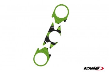 Adhesivo protector tija superior horquilla Kawasaki ZX-6R 2007-2008 modelo radikal verde