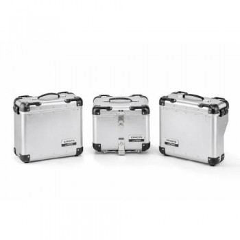 Juego maletas CFMOTO 450MT, 700MT, 800MT, 800MT-X, 1000MT-X platas originales eco