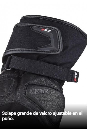 Guantes LS2 Frost negros talla L