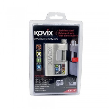 Candado Kovix con alarma para cadena-disco