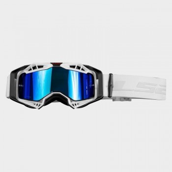 Gafas LS2 Aura Pro Blanco-Negro lente iridium