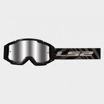 Gafas LS2 Charger Pro Negras lente espejo plata