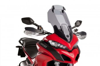 Cupula Ducati Multistrada 950/1200/1260 Puig Touring con visera ahumada