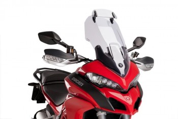 Cupula Ducati Multistrada 950/1200/1260 Puig Touring con visera transparente