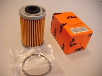 Filtro aceite KTM 250F 2005-2013, EXC 450/500 2012-2016, 690cc LC4 original