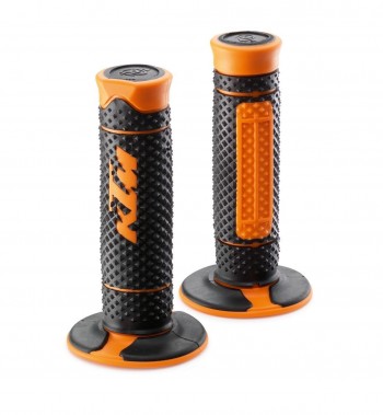 Juego puños KTM Negro-Naranja originales