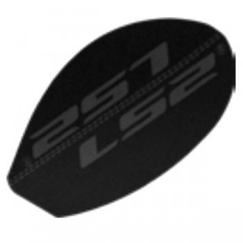 LS2 FF399 plate aluminium chin bar matt black