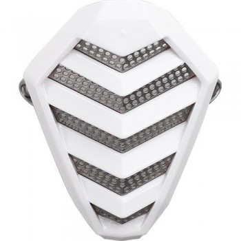 LS2 MX436 EVO air vent chin glitter white