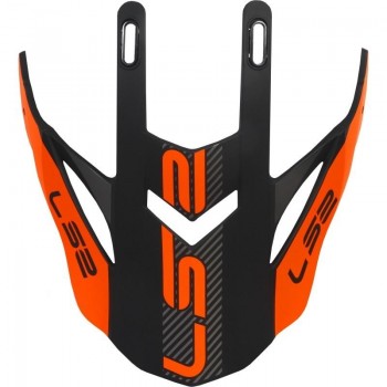 Visera casco LS2 MX436 EVO Adventurer Negro-Naranja