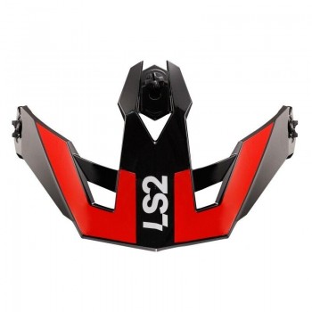 Visera casco LS2 OF606 Triality red