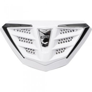 LS2 FF900 air vent chin glitter white