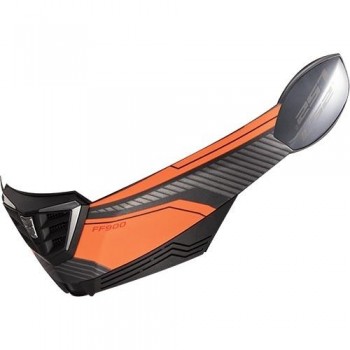 LS2 FF900 chin bar Revo fluo orange