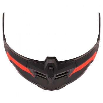 LS2 FF906 chin bar Bend matt black red