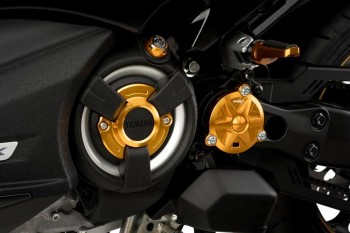 Tapa embrague Yamaha T-Max 530 2012-2019, T-Max 560 2020-2024 color oro