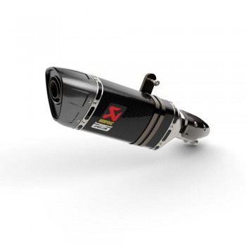 Silencioso Akrapovic Slip on carbono Yamaha MT-03 2022-2024, R3 2022-2024