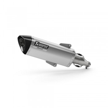 Silencioso escape Akrapovic Slip On Yamaha X-Max 125 2021-2024 titanio