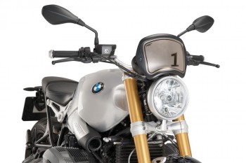 Placa frontal BMW R nineT 2014-2024 negra mate