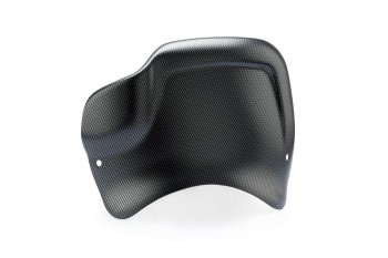 Placa frontal Ducati Scrambler simil carbono