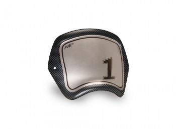 Placa frontal Triumph Bonneville T100, T120, T214 simil carbono