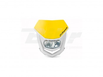 Careta Halo LED homologada Polisport blanco/amarillo 8667100003