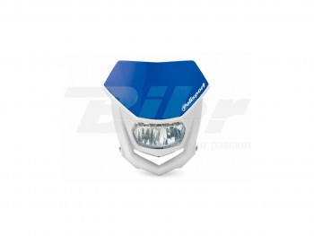 Careta Halo LED homologada Polisport blanco/azul 8667100005
