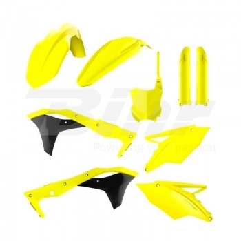 Kit de plástica completo Polisport Kawasaki amarillo fluor 90743