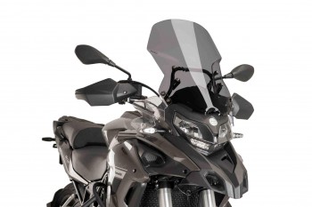 Cupula Benelli TRK 502 /X 2016-2024, QJ Motor SRT550 /X 2023-2024, SRT 700X 2023-2024 Puig Touring ahumada oscura