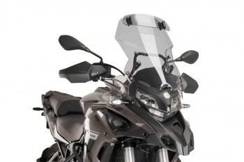 Cupula Benelli TRK 502 /X 2016-2024, QJ Motor SRT550 /X 2023-2024, SRT 700X 2023-2024 Puig Touring con visera