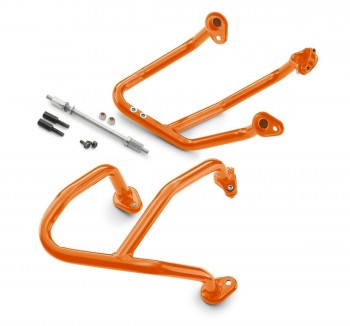 Kit barras anticaida KTM 390 Adventure 2020-2024 naranjas