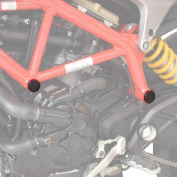 Tapones Chasis Ducati HYPERMOTARD-HYPERSTRADA C/negro