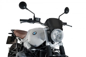 Placa frontal aluminio BMW R nineT 2014-2024 negra