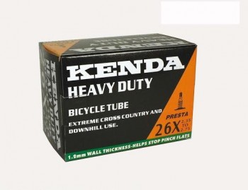 Camara 26x2,35 a 2,75 KENDA Heavy Duty Valvula bici