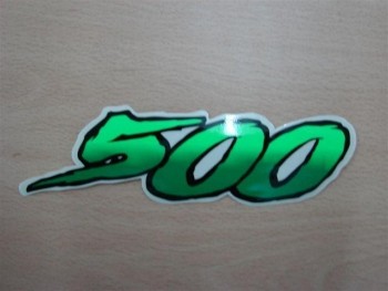 Adhesivo cilindrada 500 verde