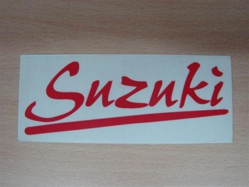 Adhesivo Suzuki rojo