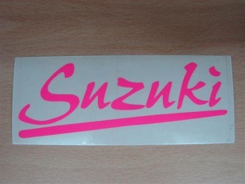 Adhesivo Suzuki rosa