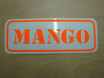 Adhesivo Mango naranja