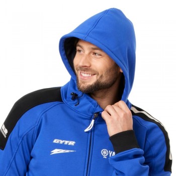 Sudadera con capucha Yamaha Paddock Blue Kigali hombre