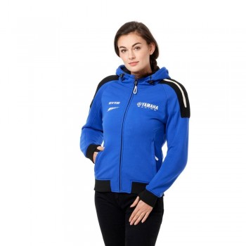 Sudadera con capucha Yamaha Paddock Blue Pural lady