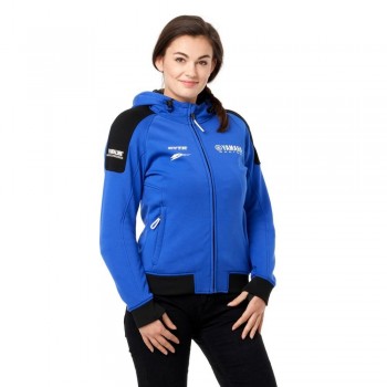 Sudadera con capucha Yamaha Paddock Blue Pural lady