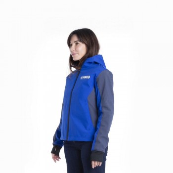 Chaqueta softshell Yamaha Paddock Blue Czech con protecciones lady