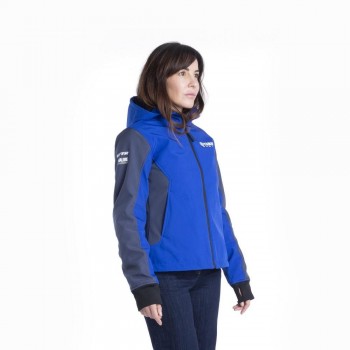 Chaqueta softshell Yamaha Paddock Blue Czech con protecciones lady