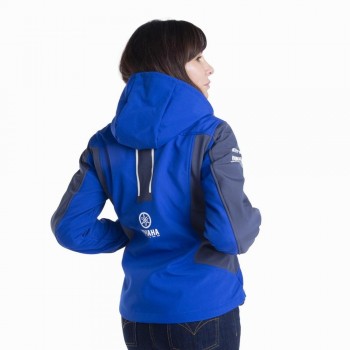 Chaqueta softshell Yamaha Paddock Blue Czech con protecciones lady